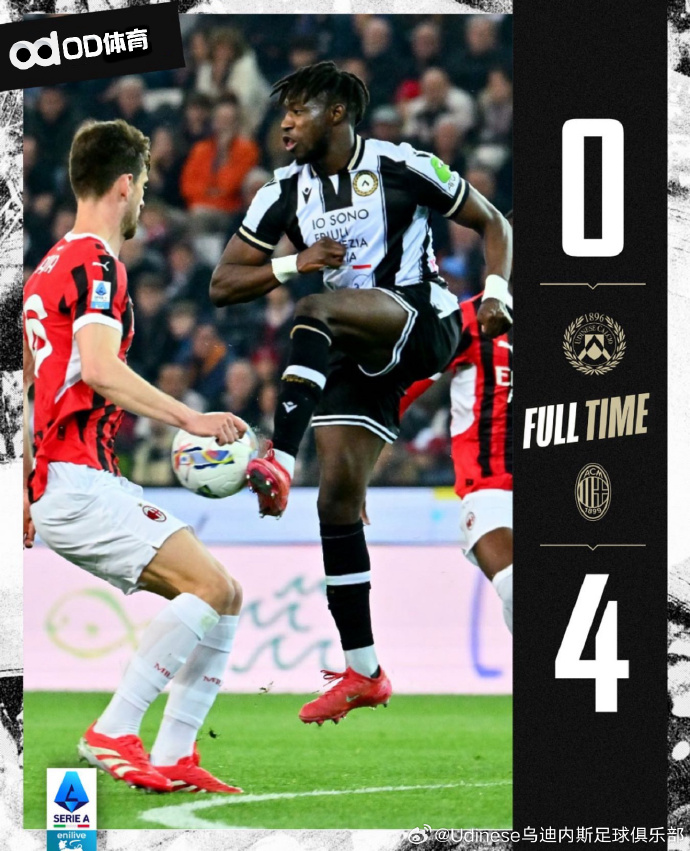 星空体育-乌迪内斯主场负于AC米兰，遭遇连败